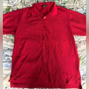 Vibrant Red Polo Shirt for Men
